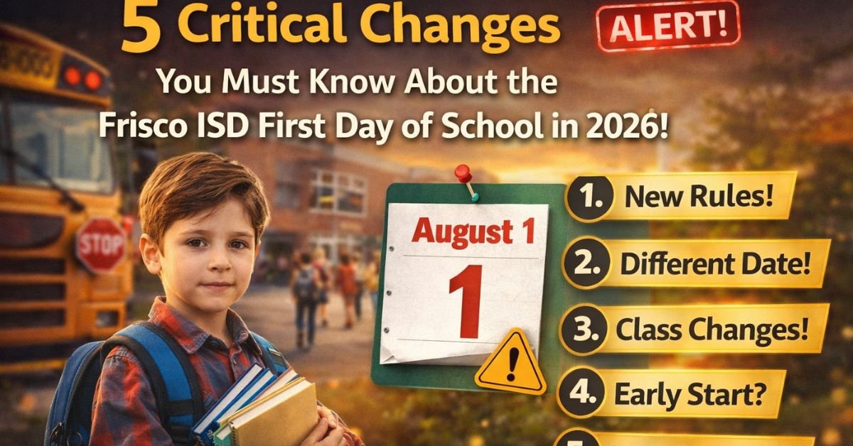 frisco isd first day of school