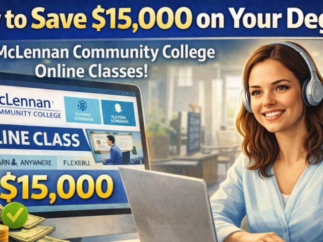 How to Save $15,000 on Your Degree With mclennan community college online classes!