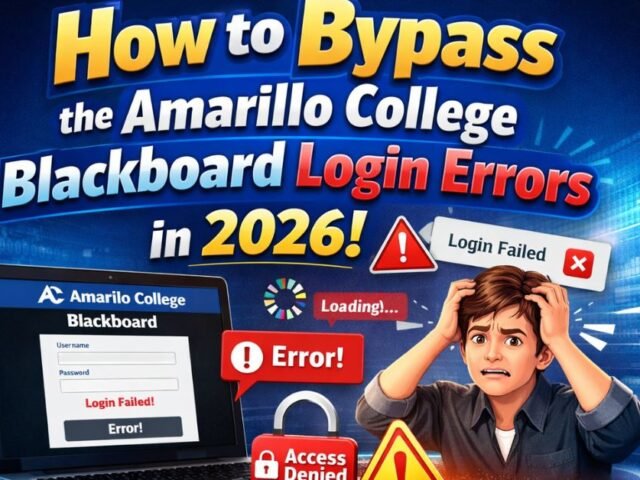 How to Bypass the amarillo college blackboard login Errors in 2026!