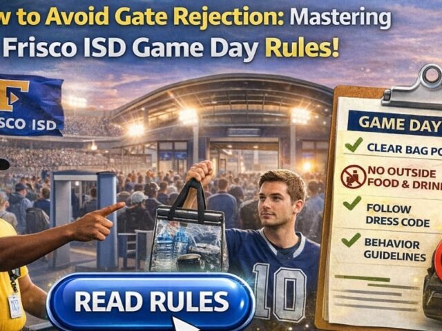 How to Avoid Gate Rejection: Mastering Frisco ISD Game Day Rules!