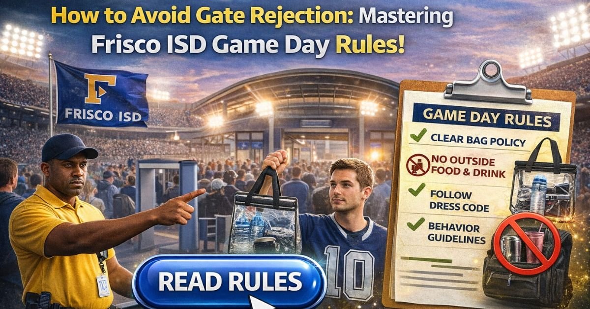 frisco isd stadium policies